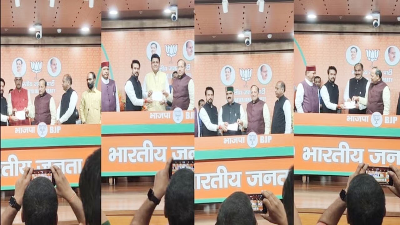 Himachal Politics Crisis: कांग्रेस के 6 बागी विधायक बीजेपी में हुए शामिल