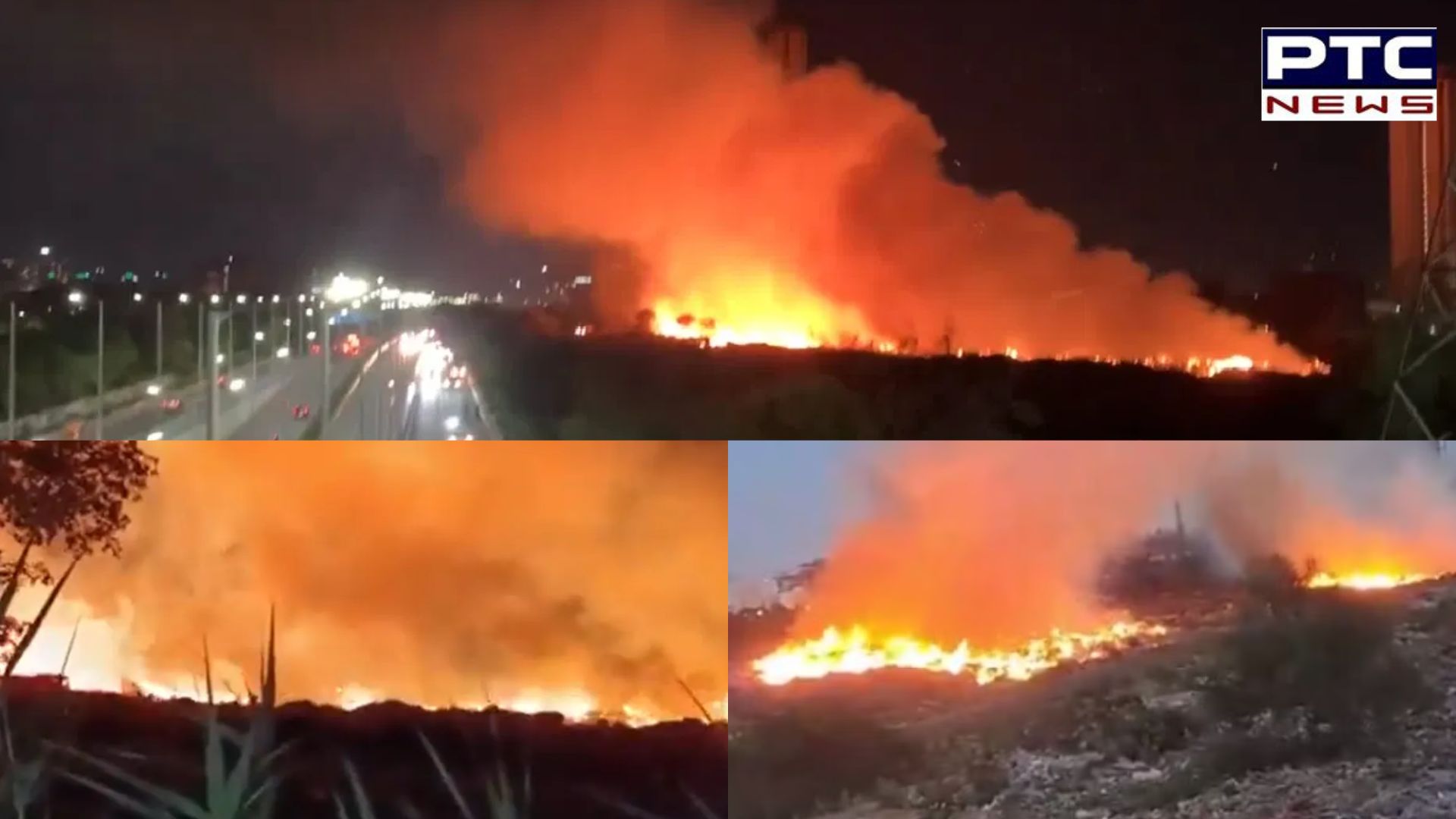 Massive fire at Noida dumping yard; firefighters unable to quell blaze even after 18 hours