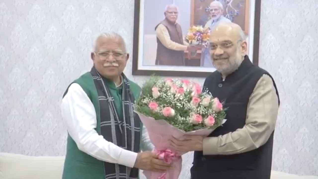 Haryana News: अमित शाह ने CM मनोहर लाल से की मुलाकात, पंजाब के राज्यपाल रहे मौजूद