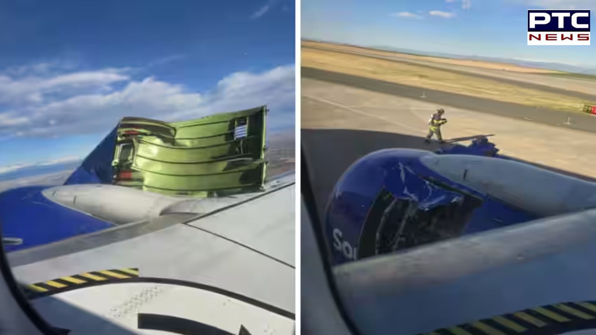 Boeing plane makes emergency landing in US after engine cover detaches mid-flight
