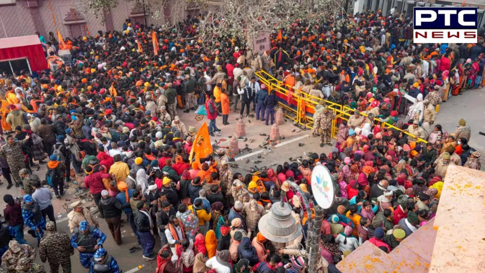 Ayodhya Day 4: Long queue outside Ram Temple for Ram Lalla darshan