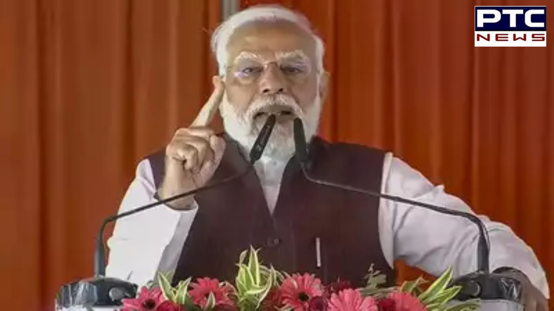 PM Modi criticises 'venom of appeasement' in Azamgarh speech