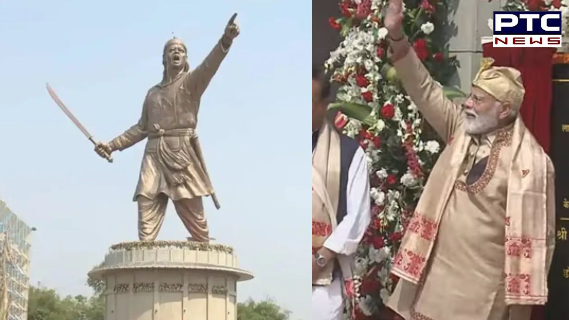 PM Modi in Assam: Prime Minister unveils statue of Lachit Borphukan