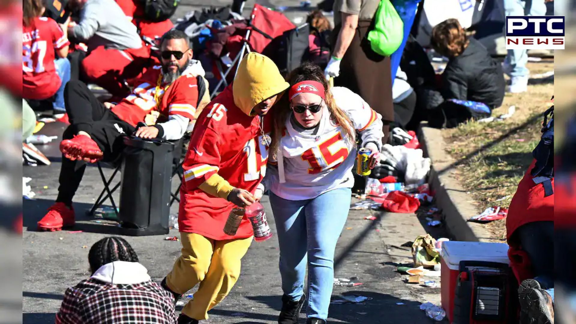 Kansas city chiefs parade shooting: 1 dead, 8 children among 21 hurt