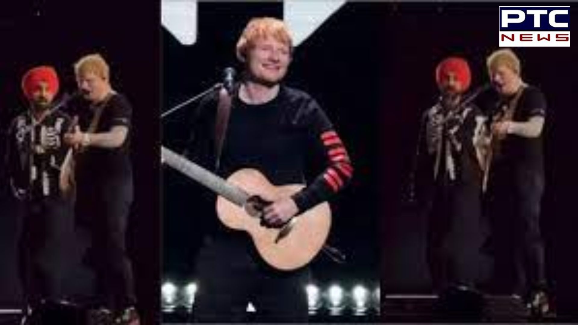 Ed Sheeran and Diljit Dosanjh's performance of 'Lover' sparks excitement at Mumbai concert