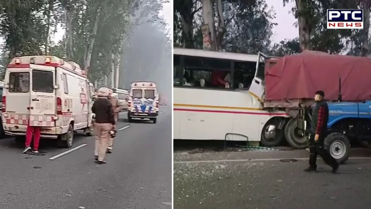 Fog fallout: 4 cops killed, several injured as Punjab Police bus collides with tractor