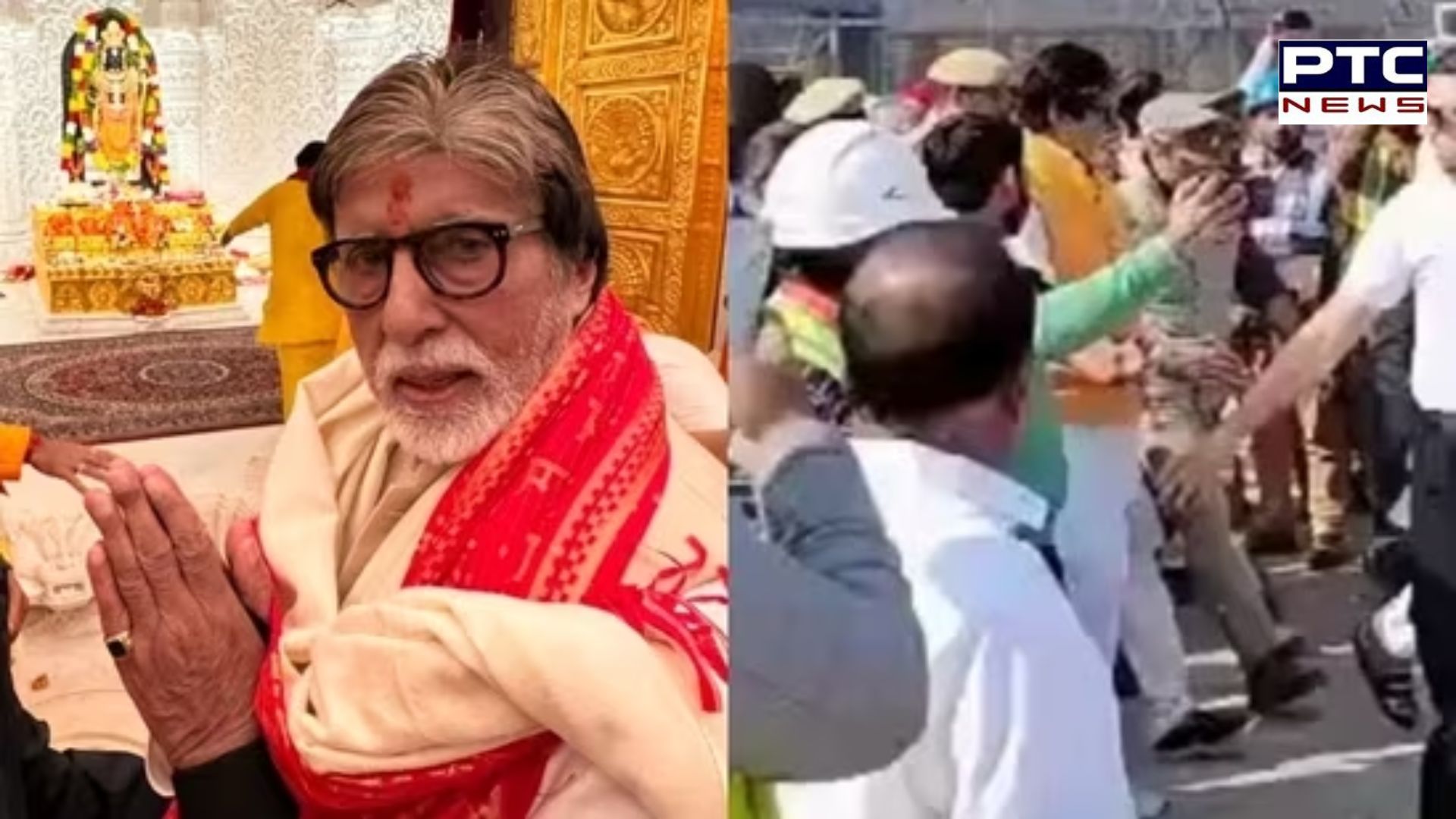 Amitabh Bachchan takes spiritual sojourn, visits Ayodhya Ram Temple