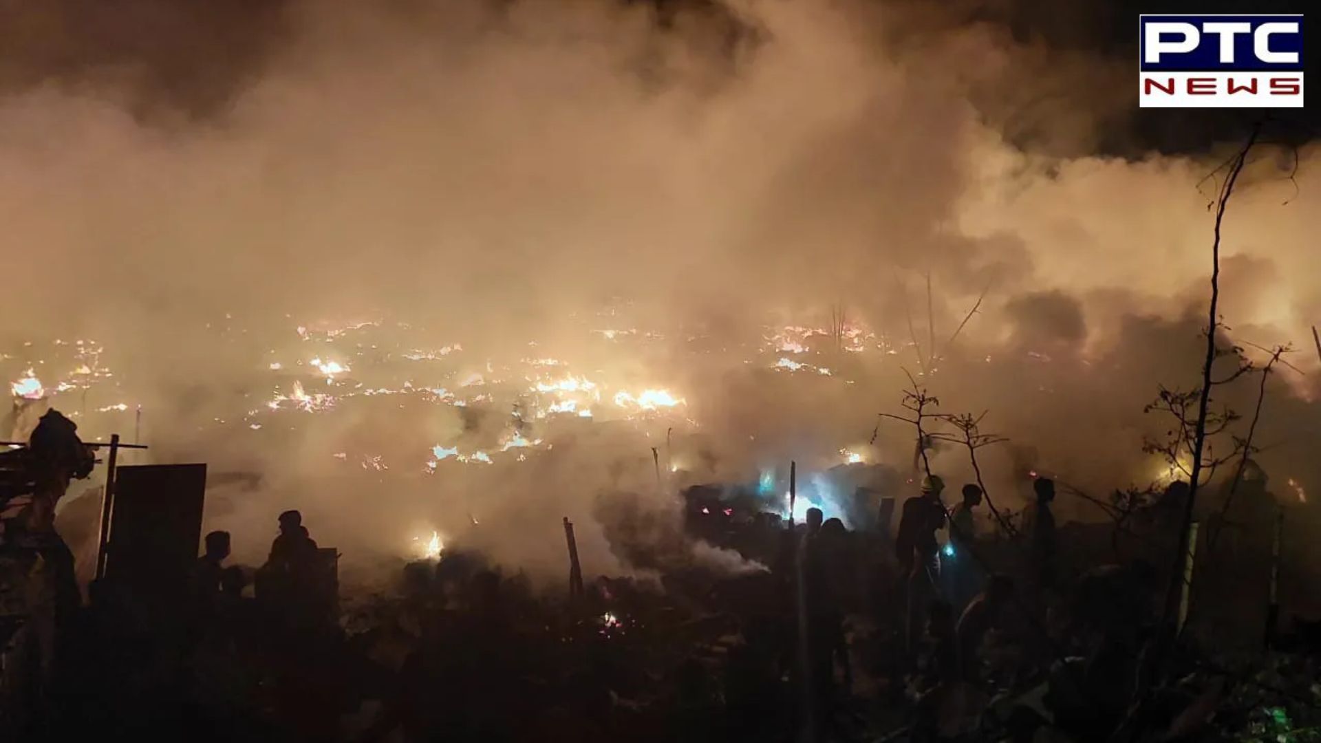 Delhi fire: 130 huts gutted in massive fire at Rohini's Shahbad Diary area, watch visuals