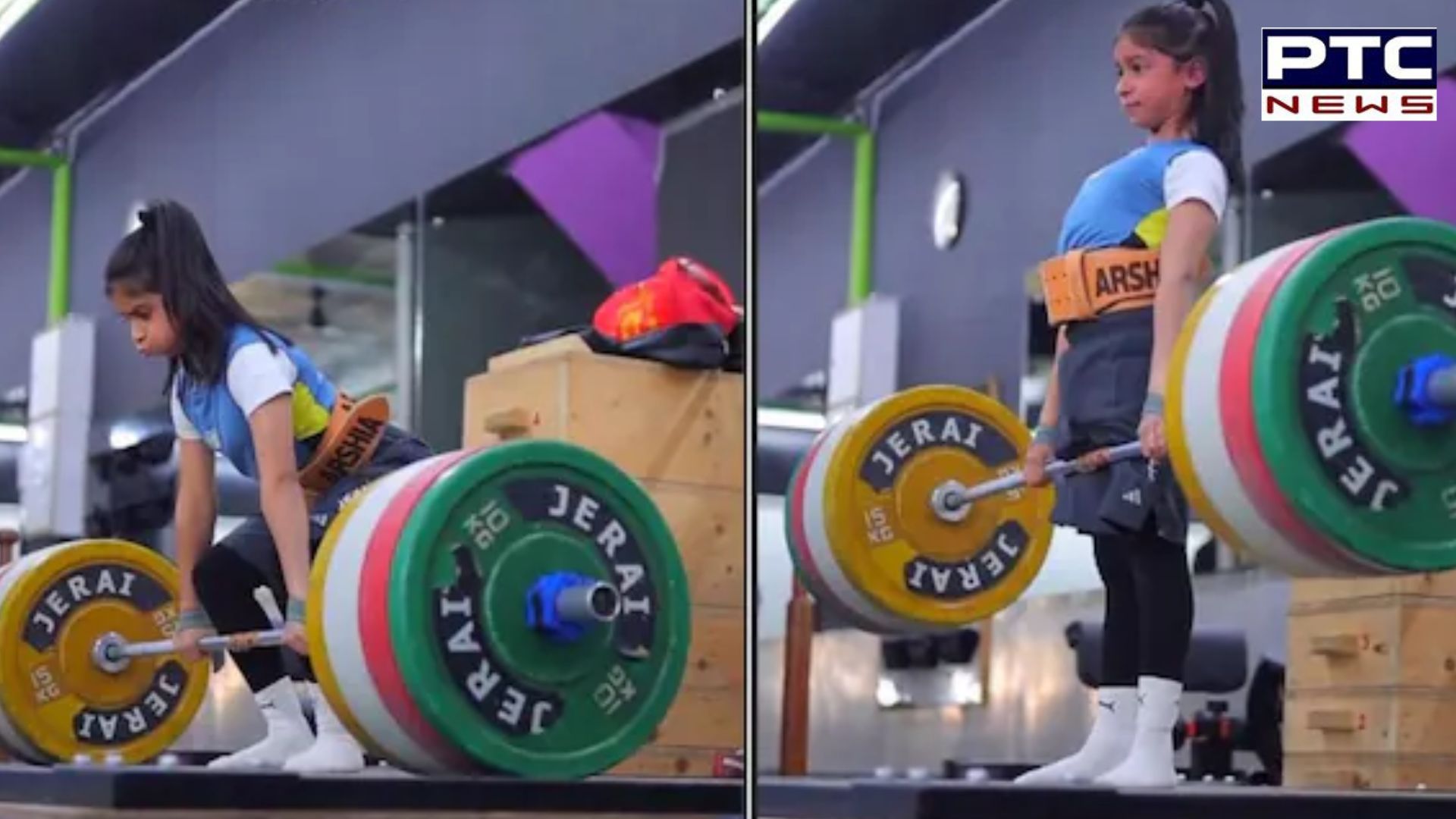 WATCH | 9-year-old Panchkula girl deadlifts 75kg, leaves internet amazed