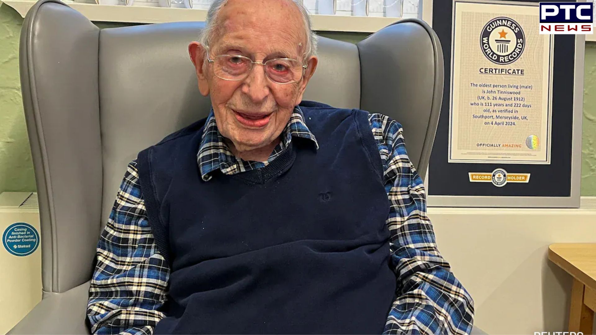 At 111, London's John Tinniswood is world's oldest living man