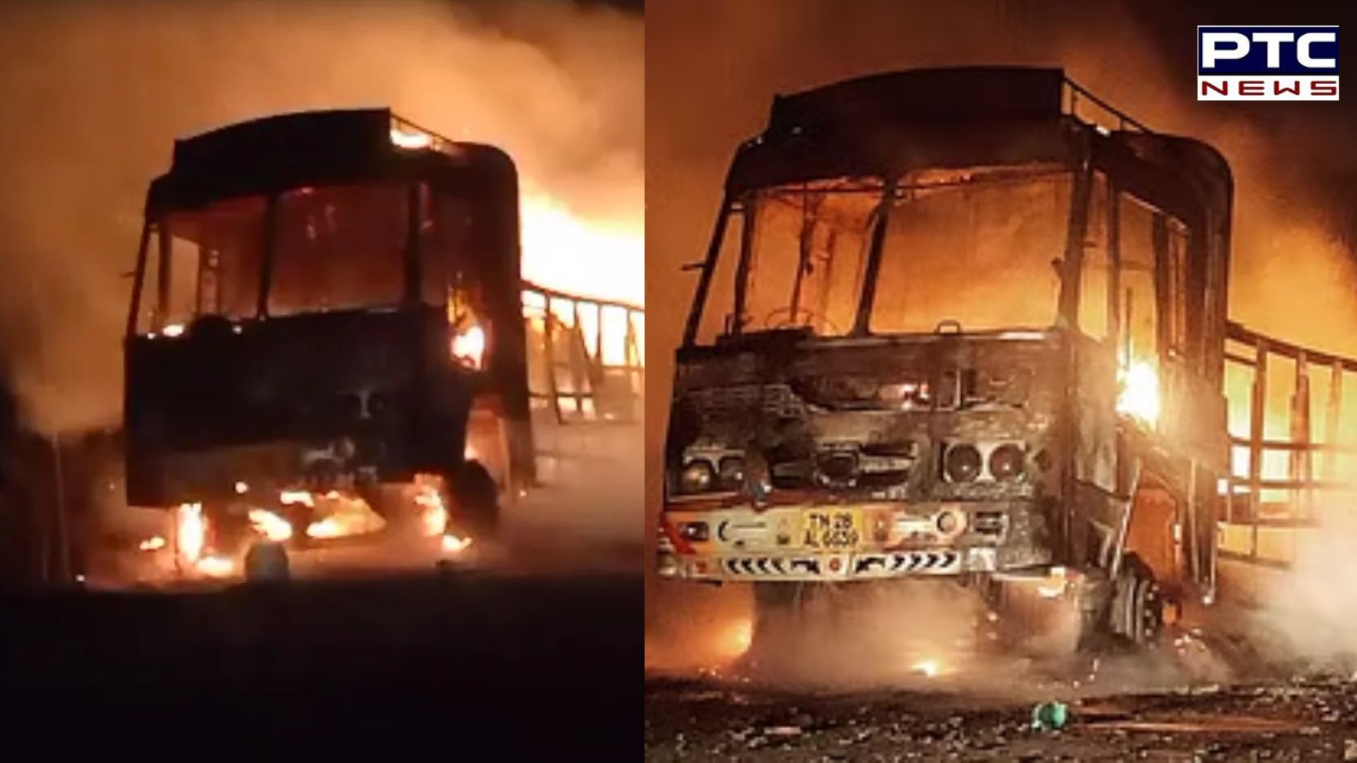 Truck carrying fireworks for Ram temple event catches fire