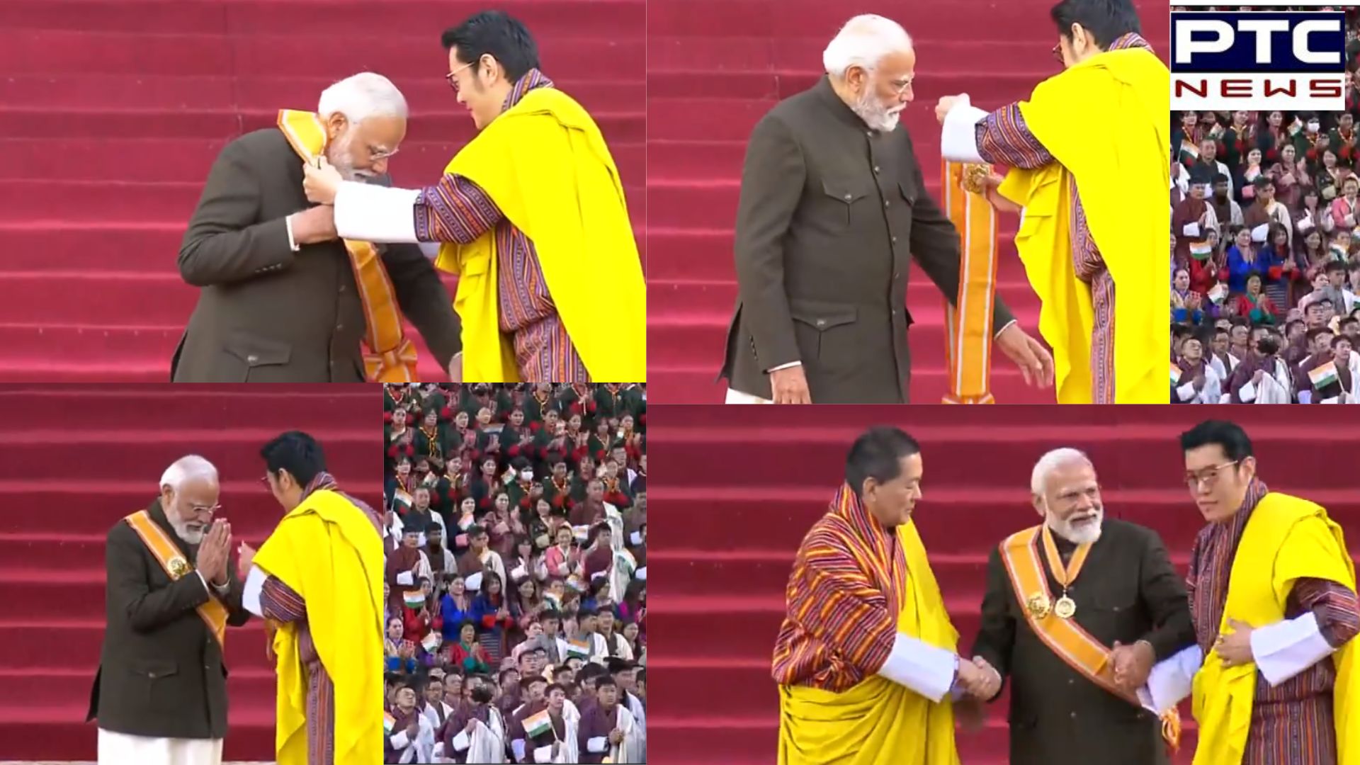PM Modi becomes 1st foreign leader to receive highest honour of Himalayan country