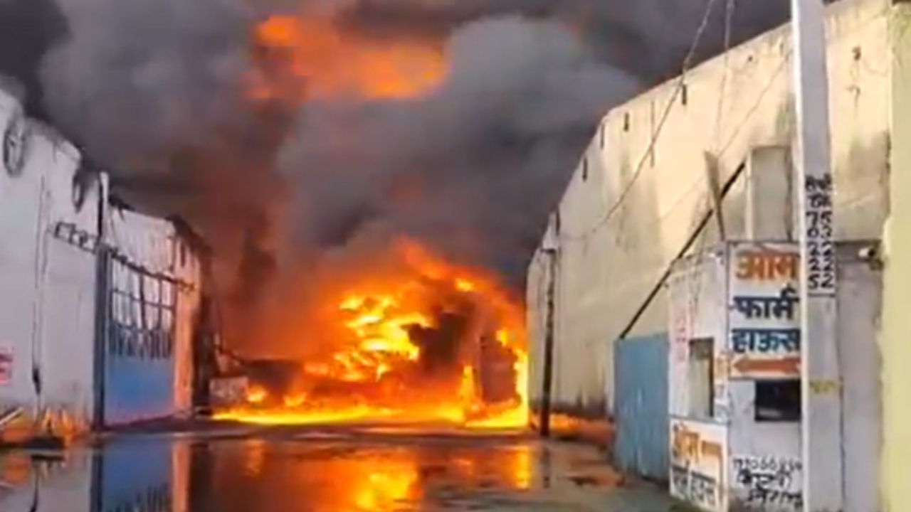 Fire In Alipur: अलीपुर में गोदाम में लगी भीषण आग, करोड़ों का सामान जलकर राख