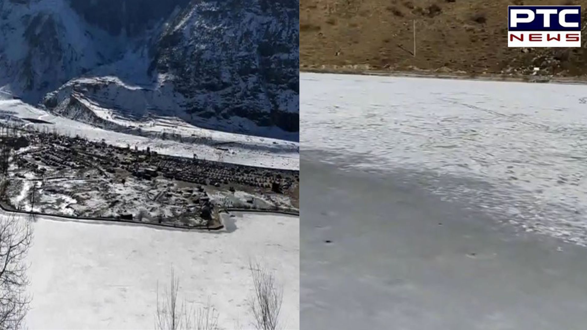 Himachal Pradesh freezes: Sissu Lake transforms into frozen wonderland, watch visuals