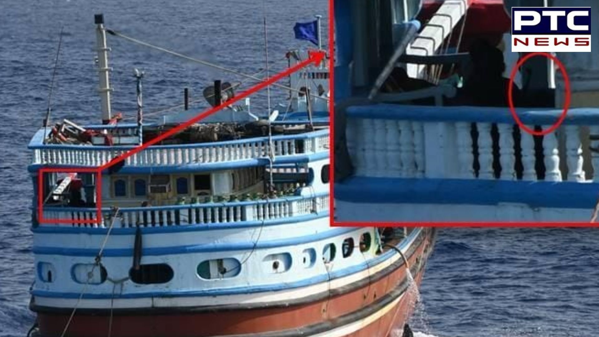 Indian Navy warship deploys assets to thwart piracy involving Iranian fishing vessel in Arabian Sea