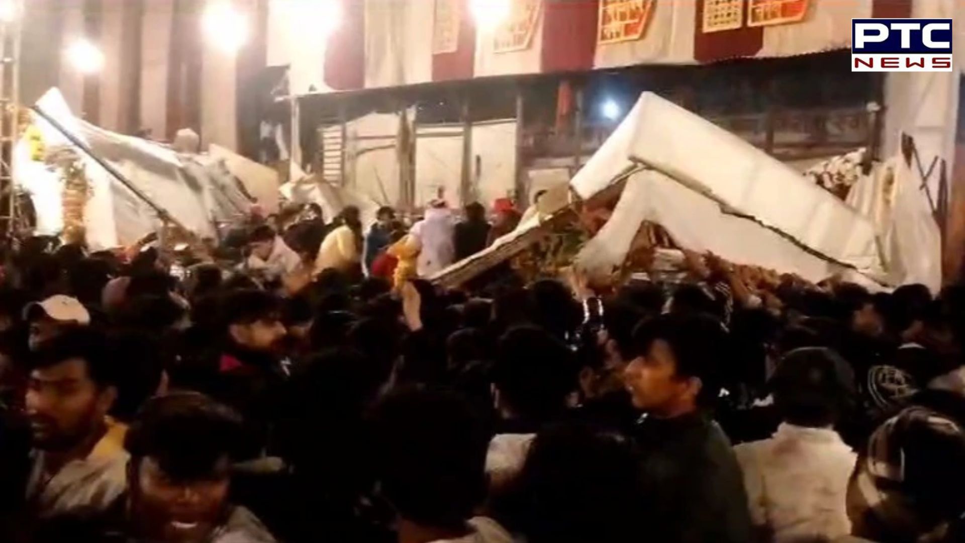 Wooden platform collapses at Delhi's Kalkaji Mandir; one dead, 17 injured