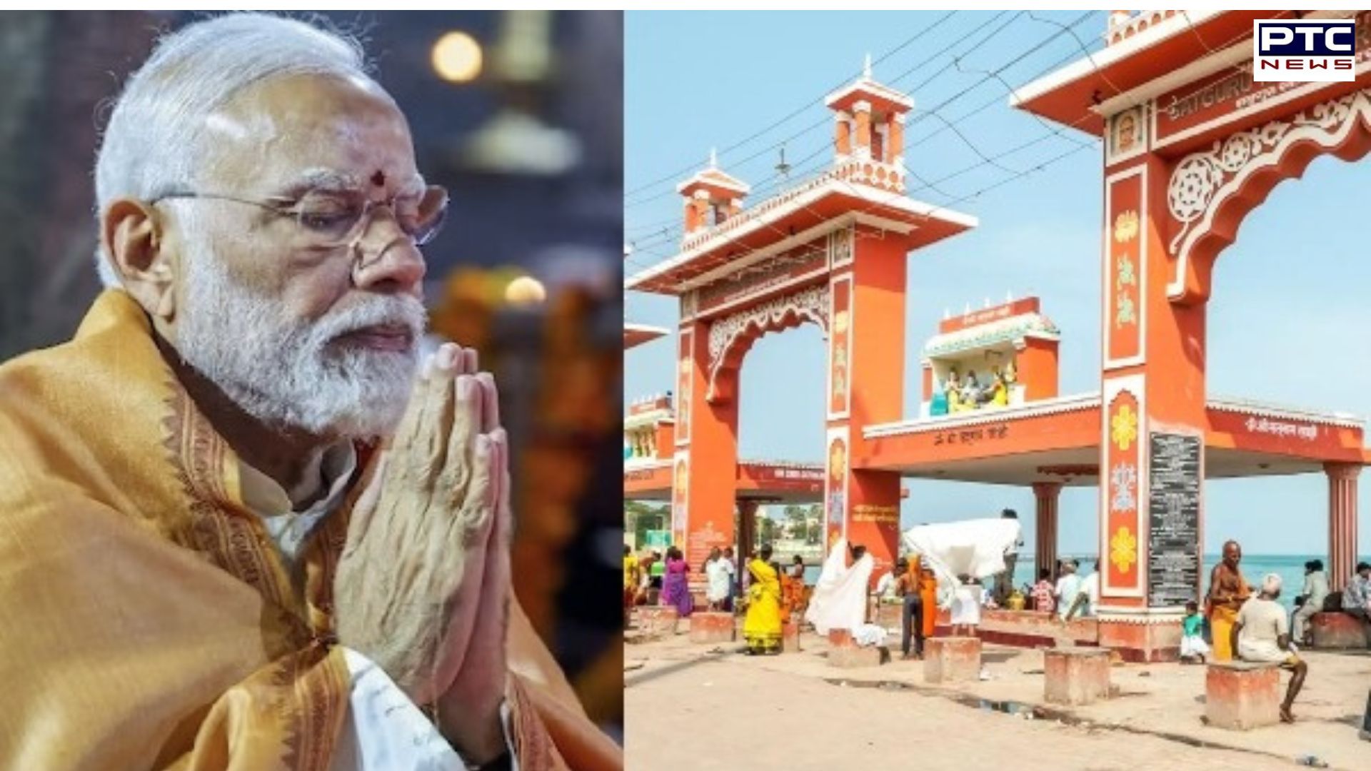 PM Modi takes holy dip in Rameswaram amidst Ramayana-inspired temple tour | Checkout his sojourn