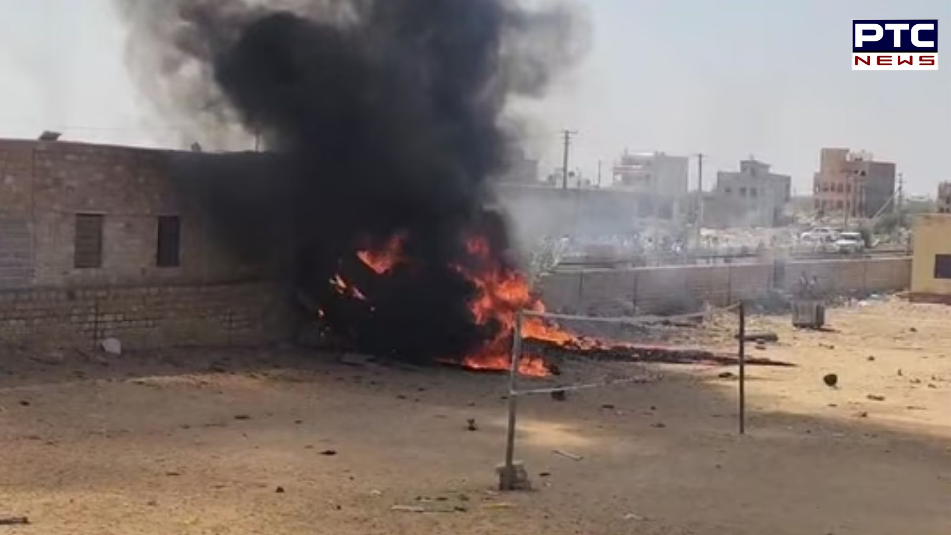 Rajasthan: IAF's Tejas aircraft crashes near students' hostel in Jaisalmer