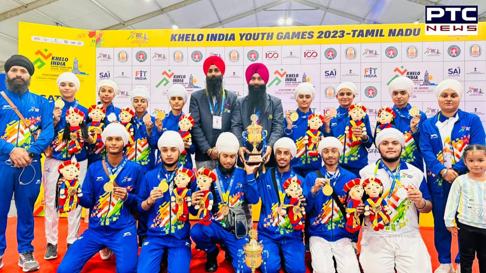 Punjab’s Gatka team wins big in Khelo India Youth Games; lifts 4 gold, 2 silver & 3 bronze
