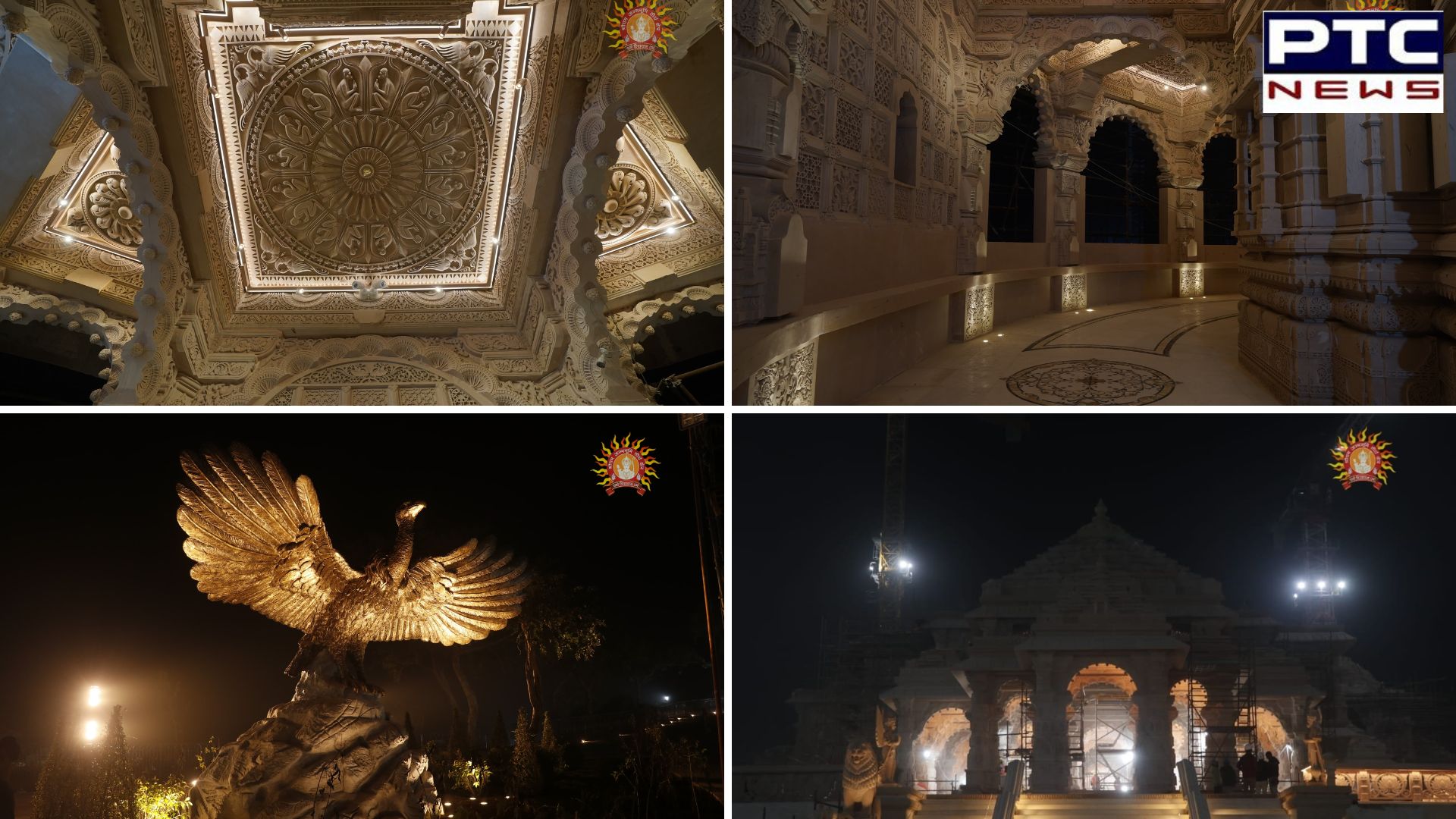 See Pics: Ram Mandir captivating and enhancing visuals at night time