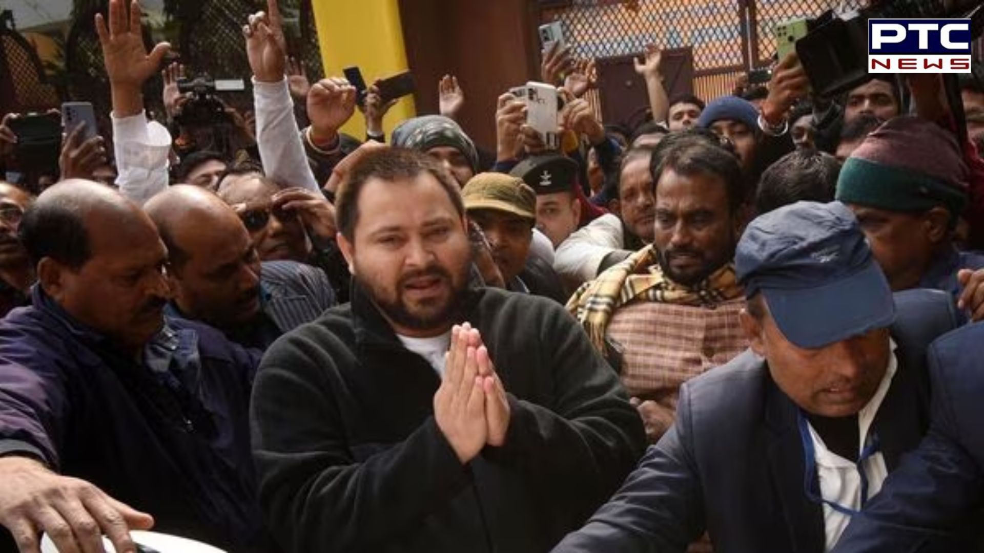 Land-for-job case: Tejashwi Yadav leaves ED office after 8 hours of grilling