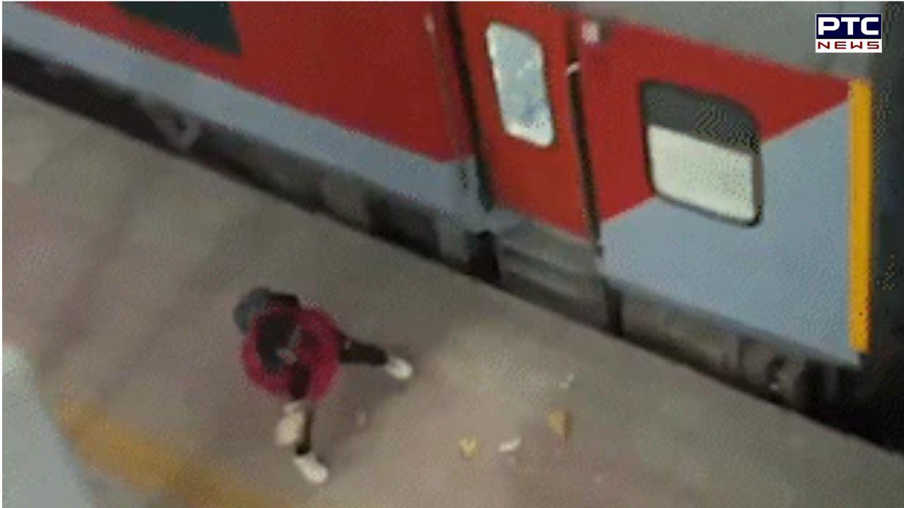 Passengers attack Maha Kumbh-bound special train after finding doors shut | Watch