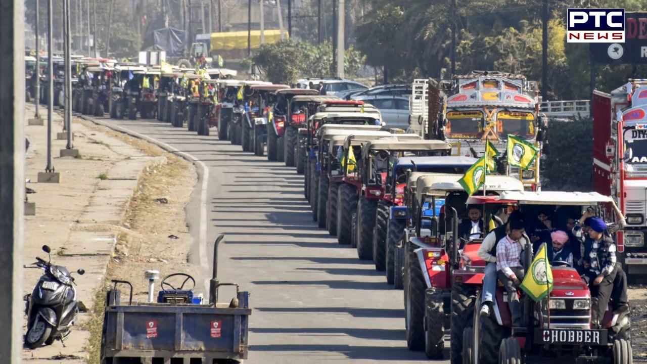 Farmers hold tractor march across Punjab on Republic Day to press MSP demands