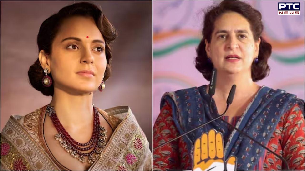 Kangana Ranaut extends invitation to Priyanka Gandhi to watch 'Emergency'; Congress MP responds