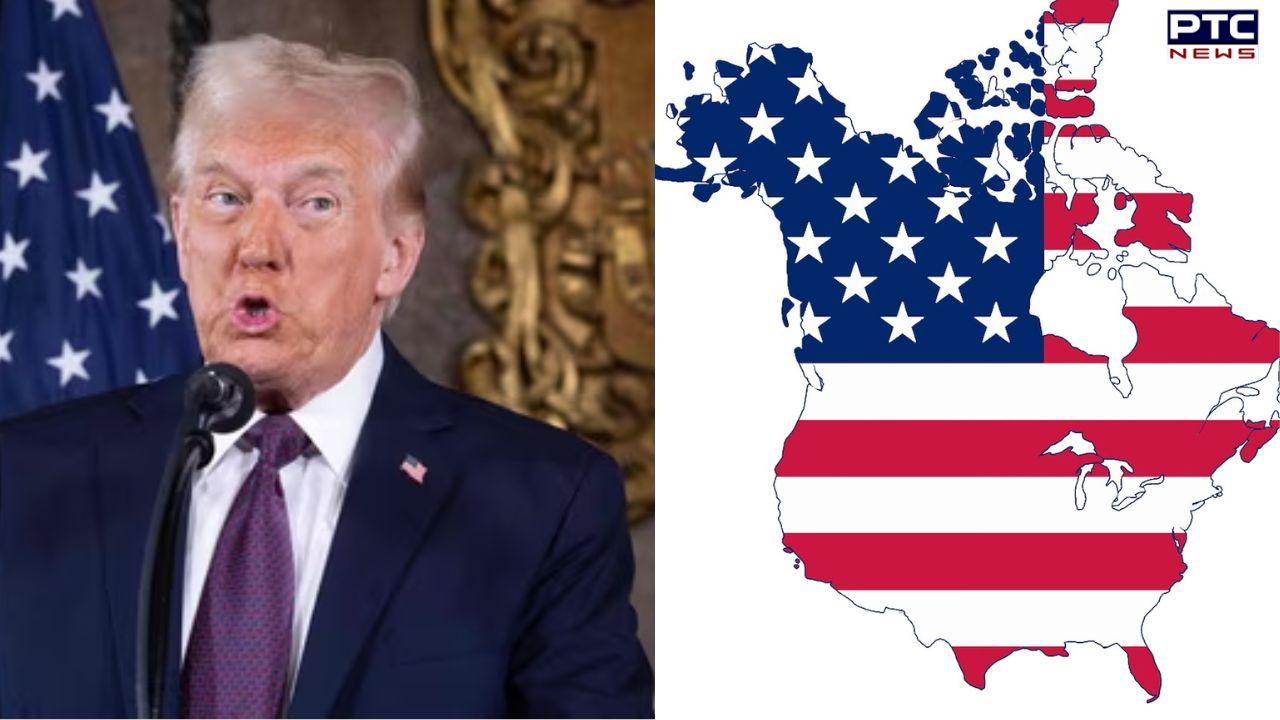 Donald Trump shares map of United States incorporating Canada as its own territory