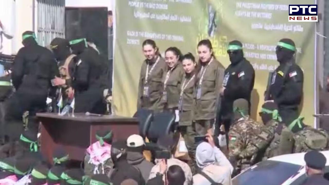 Hamas releases 4 Israeli female soldiers, captive for 477 days as part of Gaza truce