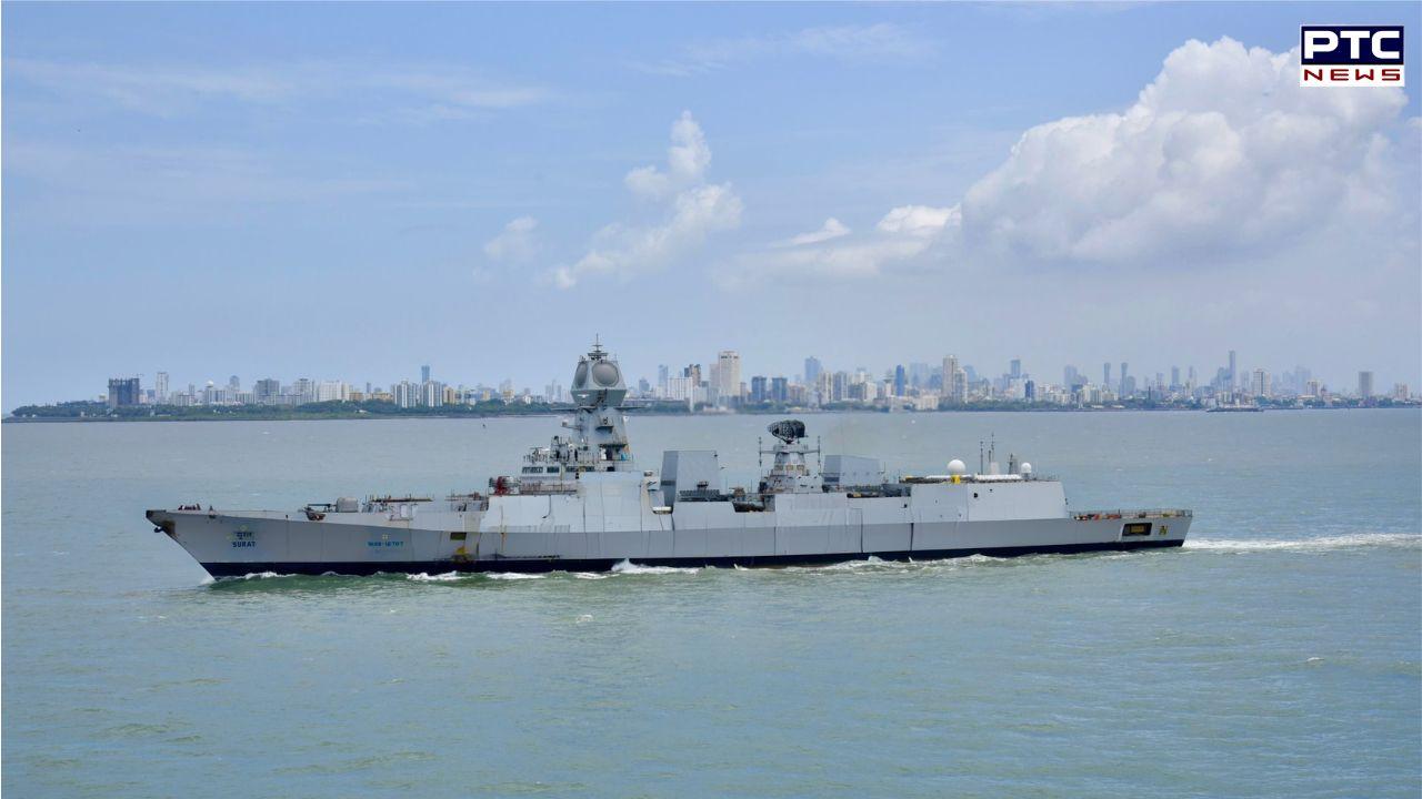 PM Modi commissions INS Surat, INS Nilgiri, and INS Vaghsheer to increase Navy's capabilities