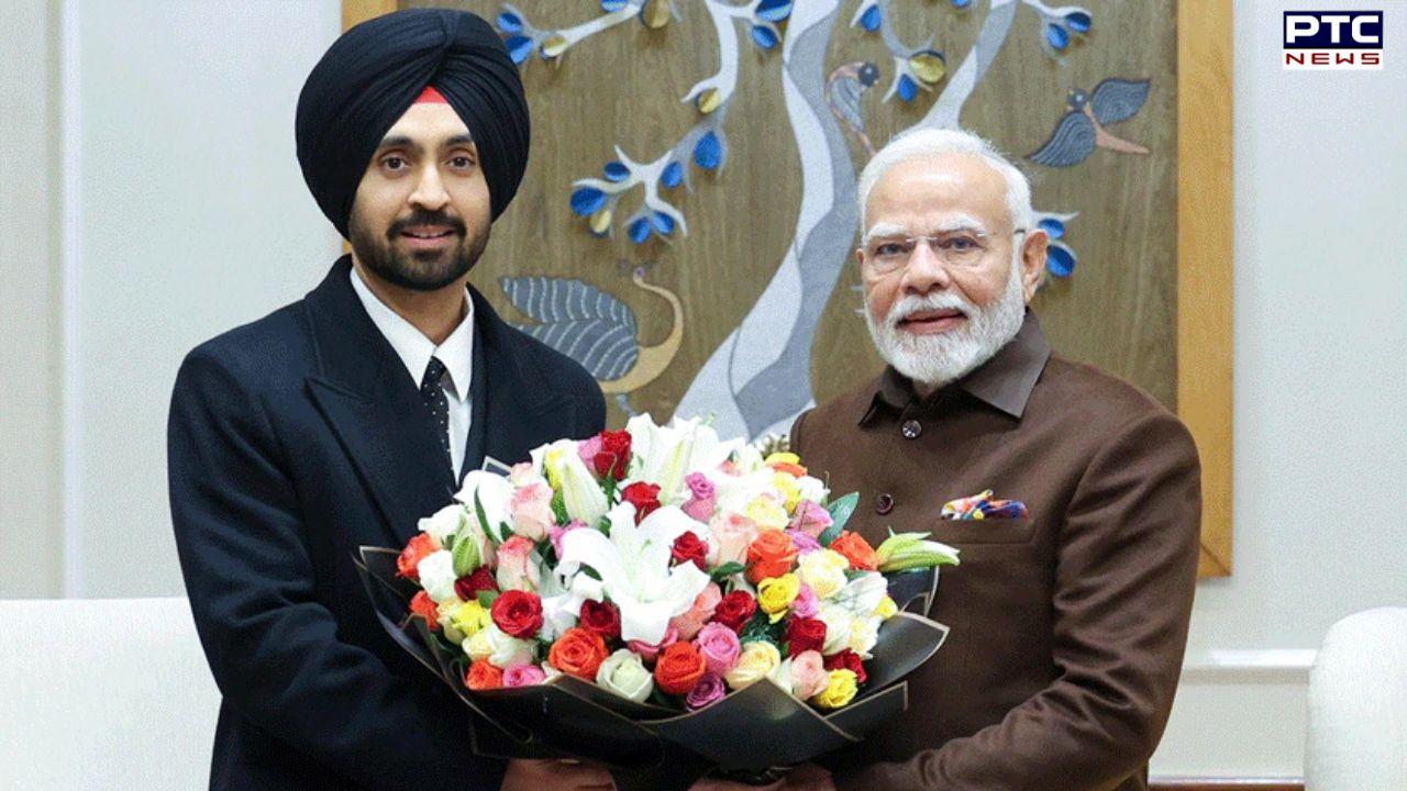 PM Modi meets Diljit Dosanjh, calls him 'truly multifaceted'; singer recites Gurbani verse