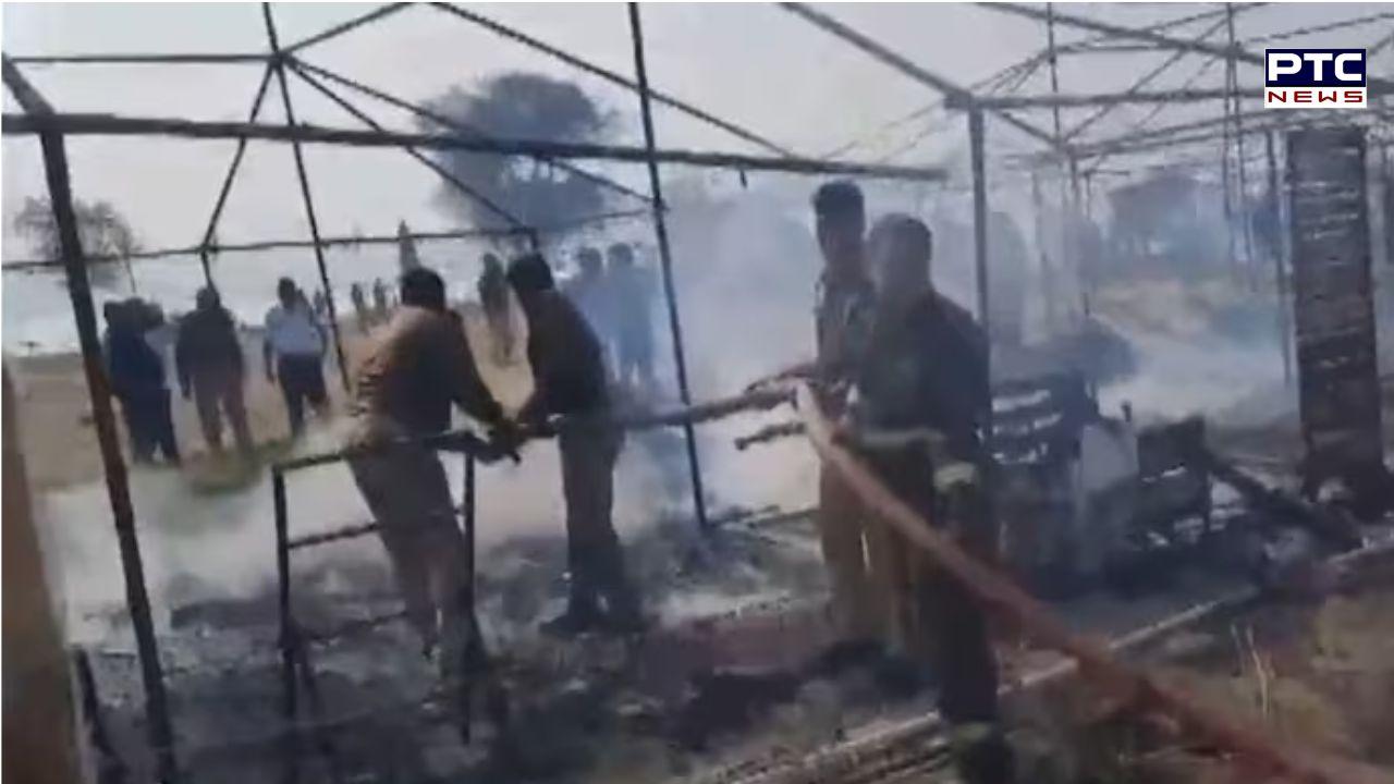 Fire engulfs 15 tents at Maha Kumbh Mela in Prayagraj, no casualties reported | Watch