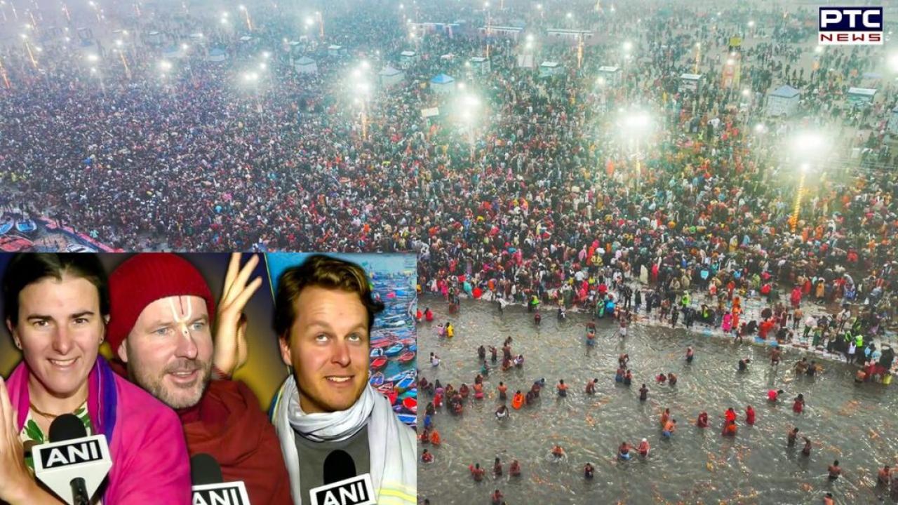 'Seeing real India, I love India': Foreign devotees embrace spiritual grandeur, express joy over attending 'Maha Kumbh'