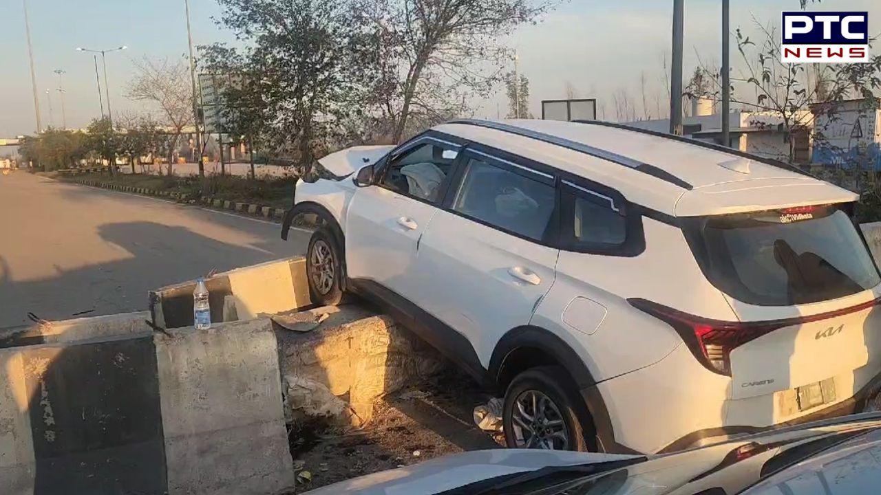 Google Map ਨੇ ਮੁੜ ਦਿੱਤਾ ਧੋਖਾ, Ambala ਦੇ ਕੋਲ ਸ਼ੰਭੂ ਟੋਲ ਪਲਾਜ਼ਾ ਕੋਲ ਵਾਪਰਿਆ ਭਿਆਨਕ ਹਾਦਸਾ, ਘਟਨਾ ਦੀ ਵੀਡੀਓ ਆਈ ਸਾਹਮਣੇ