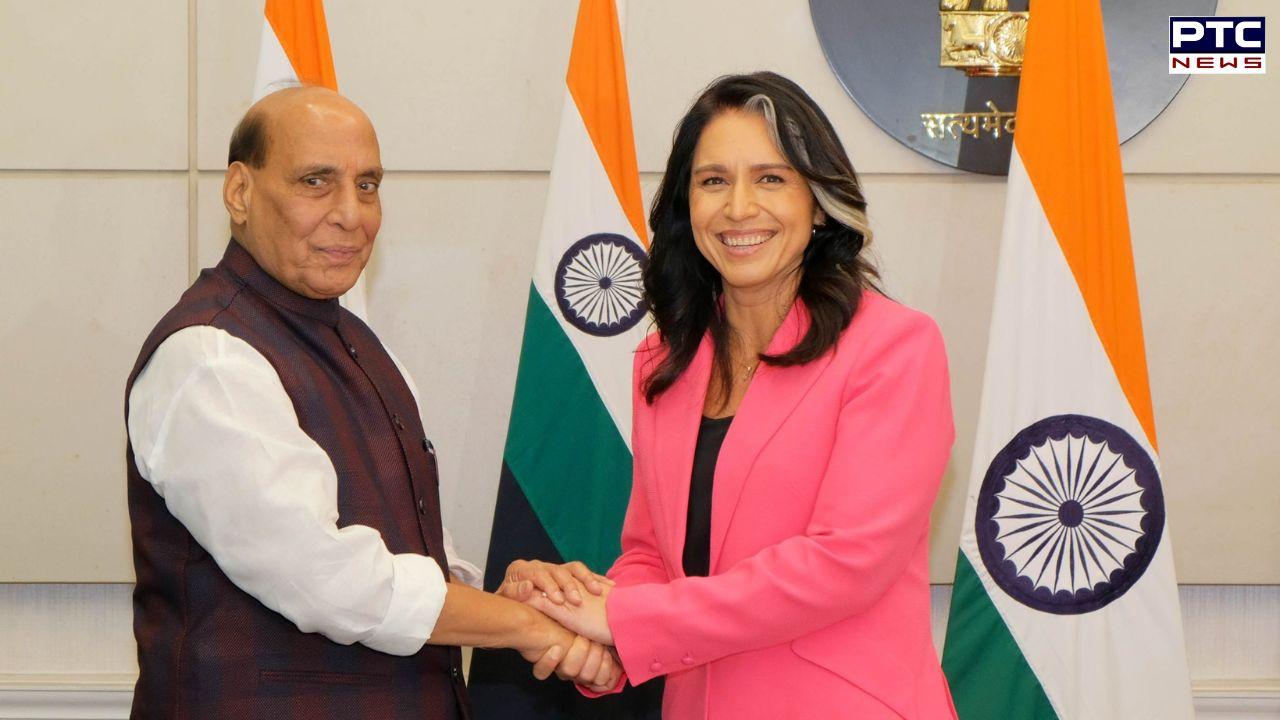 Rajnath Singh holds bilateral meeting with US spy chief, urges strong action against SFJ for anti-India activities