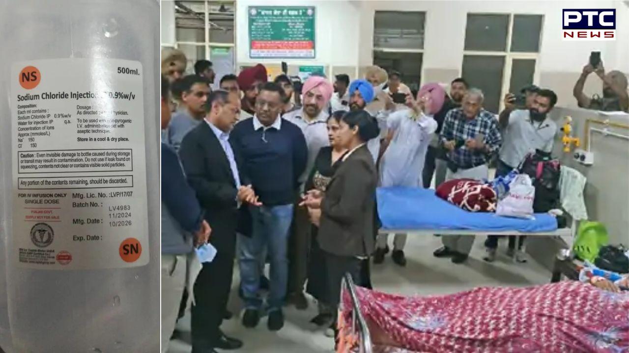 Punjab govt bans suspect IV saline batch after patients fall ill in Amritsar and Sangrur hospitals