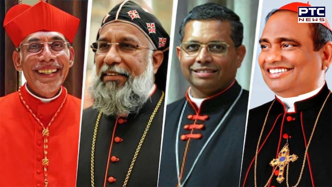 Who are the 4 Indian Cardinals who will vote to elect new pope ?