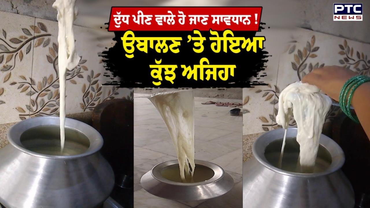 Khanna Adulterated Milk : ਦੁੱਧ ਪੀਣ ਵਾਲੇ ਹੋ ਜਾਣ ਸਾਵਧਾਨ ! ਉਬਾਲਣ ’ਤੇ ਦੁੱਧ ਤੋਂ ਬਣ ਗਿਆ ਪਲਾਸਟਿਕ