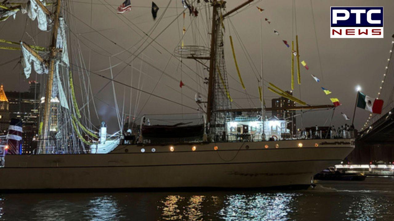 Navy ship Collides With Brooklyn Bridge : ਨਿਊਯਾਰਕ ਦੇ ਬਰੁਕਲਿਨ ਬ੍ਰਿਜ ਨਾਲ ਟਕਰਾਇਆ ਮੈਕਸੀਕਨ ਨੇਵੀ ਦਾ ਜਹਾਜ਼, 277 ਲੋਕ ਸੀ ਸਵਾਰ