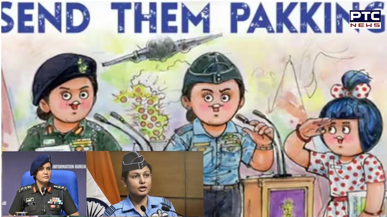 Amul salutes girl power in uniform after Operation Sindoor strike