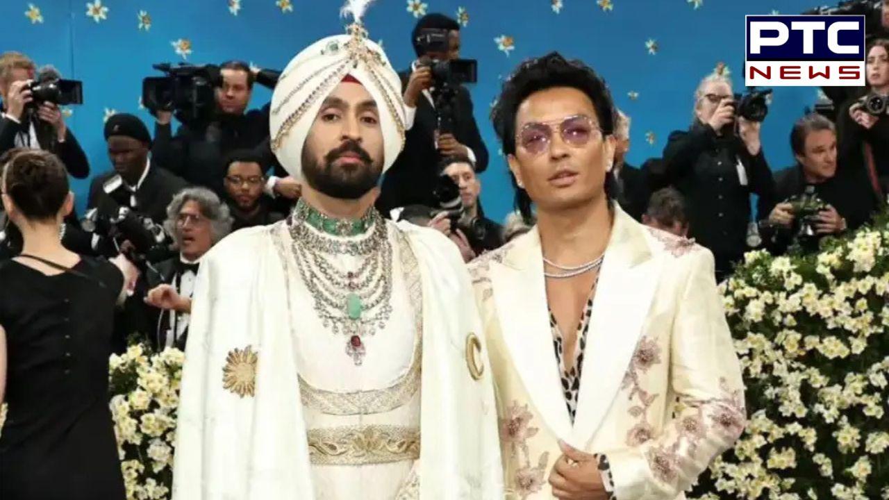 Diljit Dosanjh turns heads at Met Gala 2025 with regal maharaja-inspired look | Watch