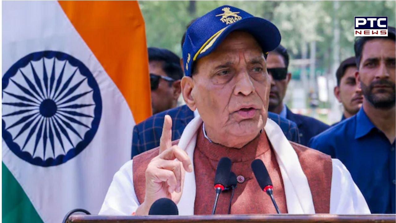 In Bhuj, Rajnath Singh slams IMF bailout to Pakistan; accuses nation of trying to rebuild dismantled terrorist network