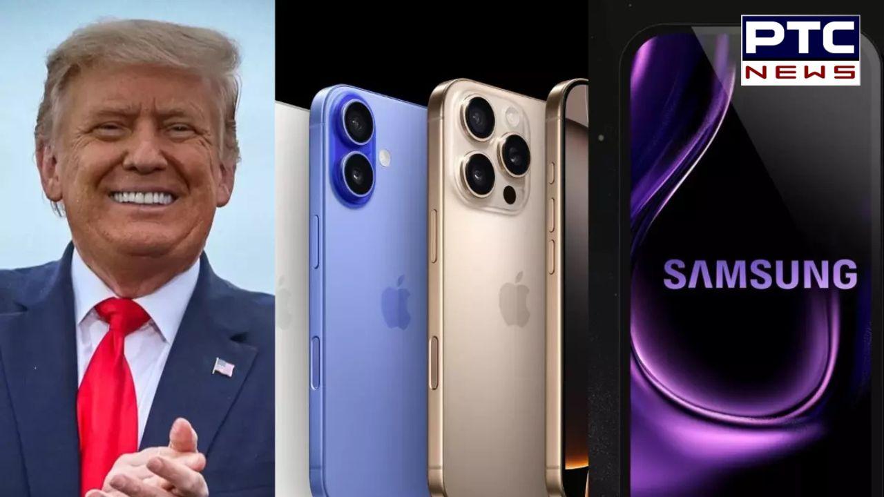 Trump Targets Samsung : Apple ਮਗਰੋਂ ਟਰੰਪ ਨੇ Samsung ਨੂੰ ਵੀ ਦਿੱਤੀ ਧਮਕੀ, ਕਿਹਾ- ਭਾਰਤ ਵਿੱਚ ਨਹੀਂ, ਅਮਰੀਕਾ ’ਚ ਬਣਾਓ ਸਮਾਰਟਫੋਨ
