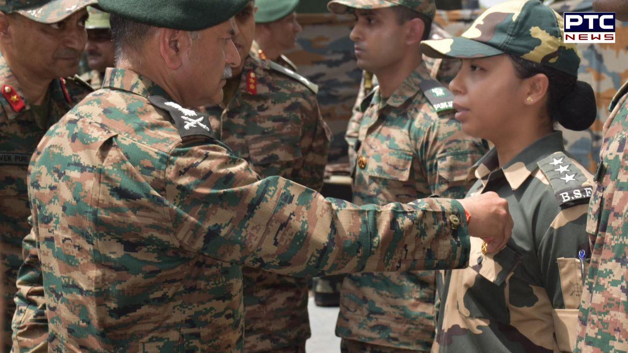 BSF officer Neha Bhandari felicitated for ‘exceptional courage’ during Operation Sindoor