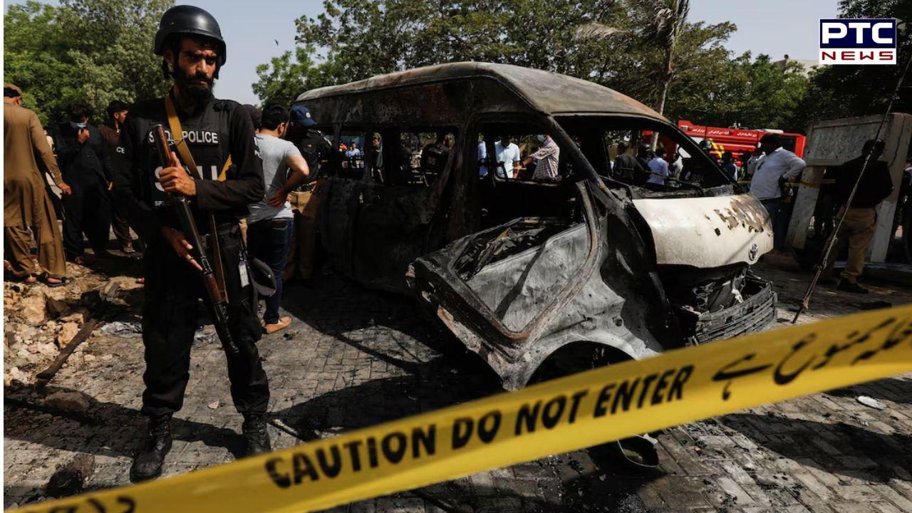 Suicide car bomb rams into school bus in Pakistan's Balochistan, 4 children dead and 38 injured