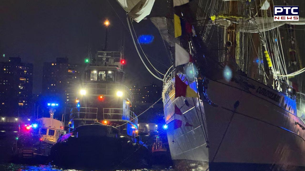 2 killed, several injured as Mexican Navy ship rams into New York City's Brooklyn Bridge