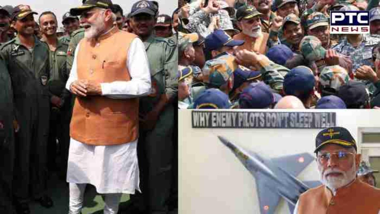 India-Pakistan ceasefire : PM ਮੋਦੀ ਨੇ ਆਦਮਪੁਰ ਏਅਰਬੇਸ ਦਾ ਕੀਤਾ ਦੌਰਾ, ਭਾਰਤੀ ਹਵਾਈ ਸੈਨਾ ਦੇ ਜਵਾਨਾਂ ਨਾਲ ਕੀਤੀ ਮੁਲਾਕਾਤ