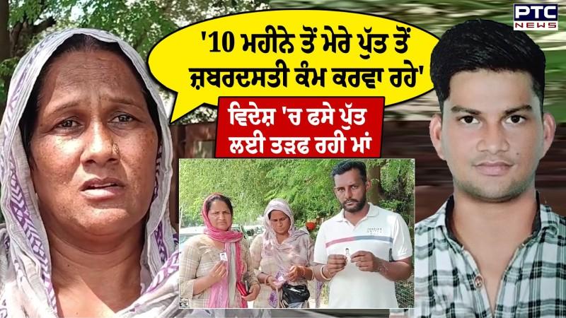 'ਮੇਰੇ ਪੁੱਤ ਨੂੰ ਵਾਪਸ ਲਿਆ ਦਿਓ, ਉਹ ਜ਼ਬਰਦਸਤੀ ਉਸ ਤੋਂ ਕੰਮ ਕਰਵਾਉਂਦੇ', Dubai 'ਚ ਫਸੇ ਪੁੱਤ ਲਈ ਤੜਫ ਰਹੀ ਮਾਂ