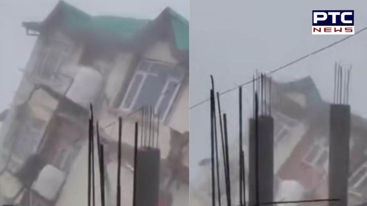 Monsoon chaos in Himachal: Building collapses in Shimla; 3 dead, 129 roads blocked even as red alert issued